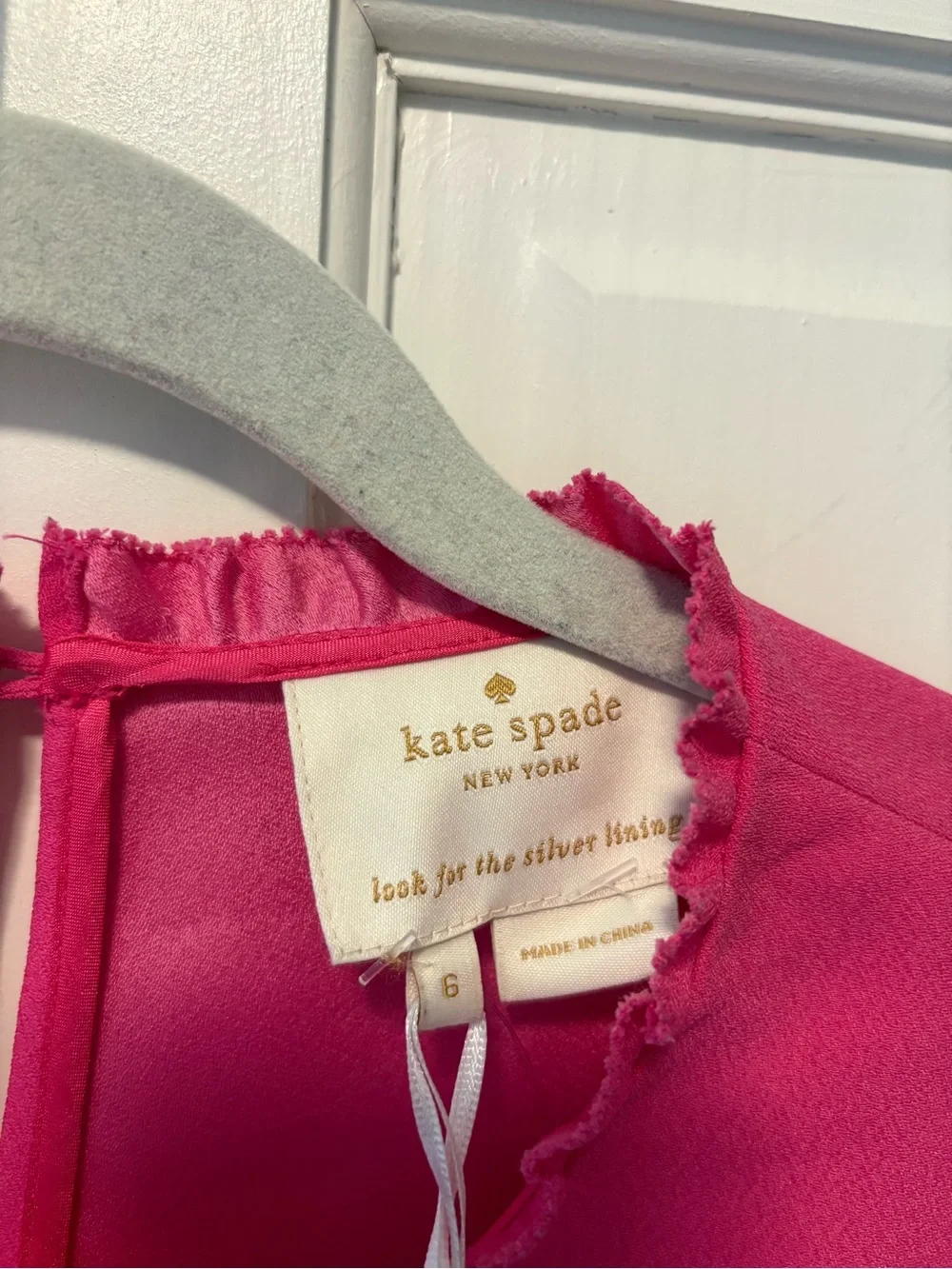 NWT Kate Spade New York Dizzy bubblegum pink shift sheath dress women’s 6 new - Picture 6 of 10